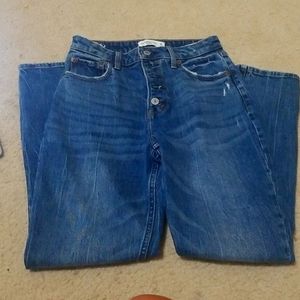 A&F Curve love high rise skinny jeans